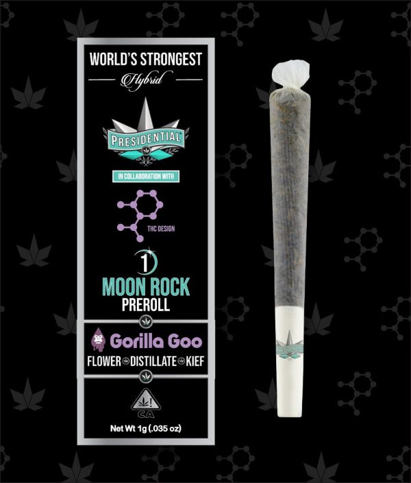 Presidential Moon Rock Preroll - Gorilla Goo (H) 1g